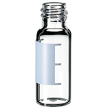 1.5ml Screw Neck Vial 32 x 11.6mm (clear) with label & filling lines, 8-425, narrow opening, pk.100