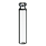 1.2ml Crimp Neck Vial 40 x 8.2mm (clear), flat bottom, pk.100