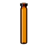 0.7ml Crimp Neck Vial 40 x 7mm (amber), flat bottom, pk.100