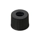 8-425 Screw Caps with 5.5mm hole (black), pk.1000