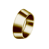 Swagelok Brass 1/16" Front Ferrule, pk.10