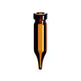 0.4ml Crimp Neck Vial 30 x 7mm (amber), conical bottom, pk.100