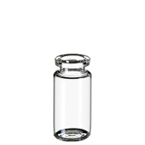 10ml ND20 Headspace Crimp Vial (clear), 46 x 22.5mm, rounded bottom, pk.100