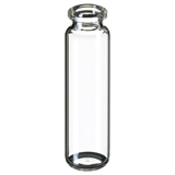 20ml ND20 Headspace Crimp Vial (clear), 75.5 x 23mm, rounded bottom, pk.100