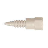 Plug, PEEK, Hex Head, 360µm 2-56 thread (max. 690 bar), ea.