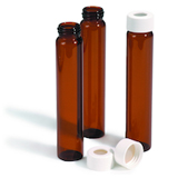 Restek Collection Vials, Amber Glass, 60mL, 24-400 thread, for ASE 200 Systems, pk.72
