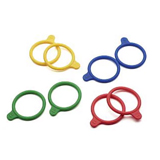 InfinityLab identification Silicone Rings, 4 colors, pk.8