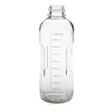 InfinityLab Solvent Bottle, clear, 1000mL, with Cap, ea.