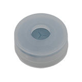 PAL System Clip Cap for PAL Wash Modules. 22mm PE with 8mm center hole, Silicone/PTFE/Y-Slitted Septa 1.3mm, Pk of 100 pcs