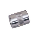 Septum injector Nut, 1/8" connection with polyimide support and 1/4" septum, ea.