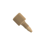 One-Piece Fingertight 10-32 Coned, for 1/16" OD Natural - Single