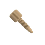 One-Piece Fingertight Long, PEEK, 10-32 Coned, for 1/16" OD Natural