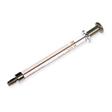 Hamilton 50µl Syringe 1705 CX, 1/4-28 Thread, Plunger Stop, ea.