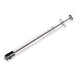 Hamilton 100µl Syringe 1710 TLL with Slots, PTFE Luer Lock, (needle not included), ea.