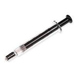 Hamilton 5ml Syringe 1005 TLL w/o Slots, PTFE Luer Lock, (needle not included), ea.