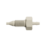 Adapter, PEEK, 10-32 male to 1.3mm barbed, 0.40mm bore, ea.