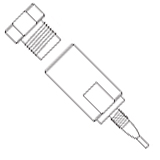 L-column Holder (Direct Type) for 2.0 x 5mm Guard Cartridges, ea.