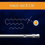 HALO C30 160Å 2.7µm, 2.1 x 100mm, ea.