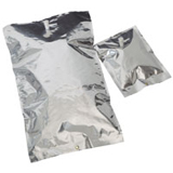 Restek Gas Sampling Bag, Multi-Layer Foil, 12L, 13"x 24" with polypropylene combo valve & septum, 1 eyelet, pk.5