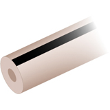 Tubing, PEEK, Striped Color-Coded (black), 1/32" OD x 0.10mm ID, 3m, ea.