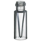 PAL System Micro-Vial 2CV, 0.3mL Clear PP, designed for the PAL Autosampler. 12x32mm, with conical insert, fits ND9 Screw Caps, Pk of 100 Pcs