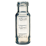 1.5ml PP Short Thread Vial 32 x 11.6mm (clear) with filling lines, pk.100