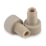 Restek PEEK Fingertight Fittings For 1/8" Tubing, 1/4-28 Threads 10-pack, pk.