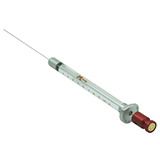 10uL Smart Syringe with fixed needle for Tool D7/57: Needle length 57mm, metal plunger, gauge 23S, scale length 54mm, Point Style conical, ea.