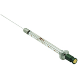 25uL Smart Syringe with fixed needle for Tool D7/57: Needle length 57mm, PTFE plunger, gauge 26S, scale length 60mm, Point Style conical, ea.