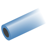 1/16" PEEK Tubing Sleeves for 225-265µm Tubing OD (Blue), pk.10