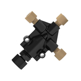 Micro-Splitter Valve Assembly 1/4-28 Flat-Bottom